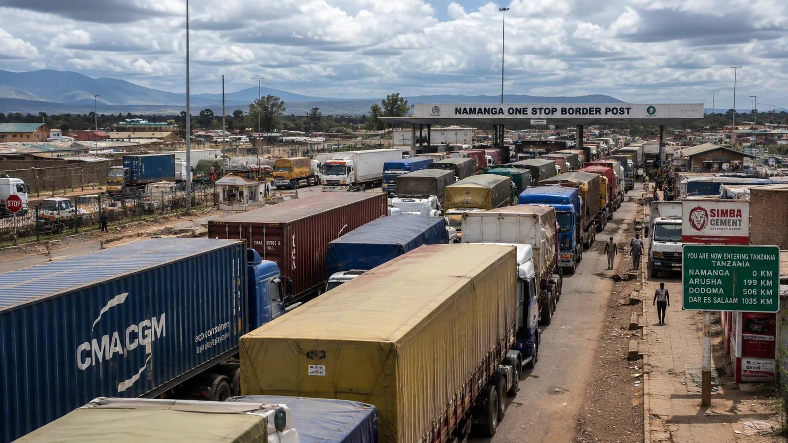 Omtrack cargo and delivery monitoring for a logistics truck travelling in Tanzania